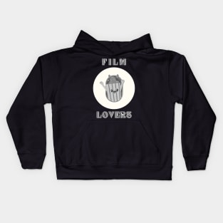 Film Lovers Club - b&w Kids Hoodie